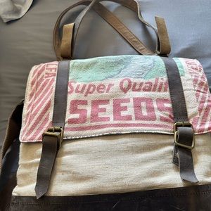 Selina Vaughn Vintage Seed Bag Purse